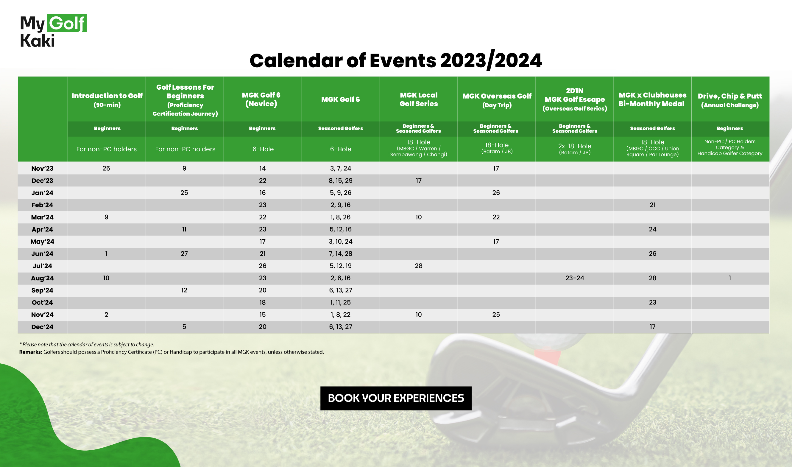 Event Calendar